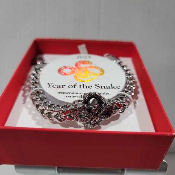 2025 Year Of The Snake Brass Bracelet - Picture 2 of 2